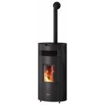 Justus Pelletofen Norta Stahl Schwarz 8 kW mit Automatik