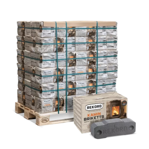 Braunkohlebriketts 90 x 10 kg – REKORD