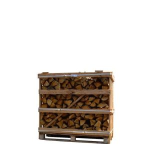 Kaminholz Eiche extra trocken in Holzkiste – Holzscheite Premium – Volumen 1,1 m³