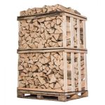 Kaminholz in Holzkiste – Holzscheite 25 cm – Hartholz – Volumen 2 m³