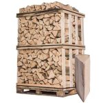 Kaminholz 33 cm – Palette 2 m³ (3 Ster) – Esche, Buche und Hainbuche