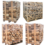 Kaminholz 30 cm – 4 Paletten mit insgesamt 12 Ster – Hartholzmischung