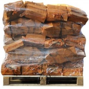 Trockenes Eschen-Kaminholz – 40 Säcke mit je 8 kg – geringe Restfeuchte